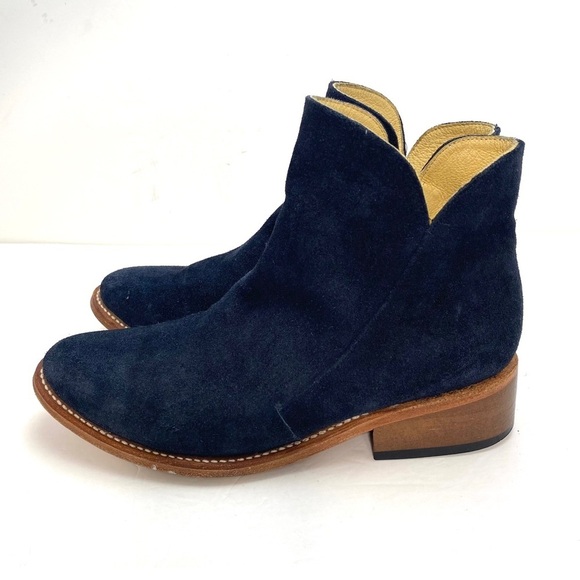 MARCIANTE and Company Suede Chelsea Boot in Navy Blue Size 9.5 - Picture 6 of 12